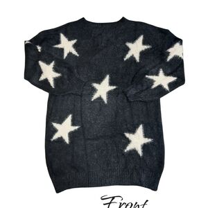 Star Pattern Long Sleeve Dress